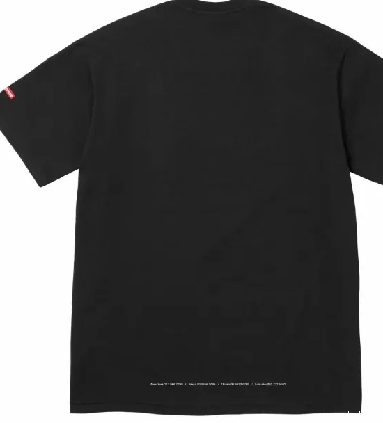 and Black Sleeve Tee SS24 T-shirt Tunnel Time Short S-XL White Tunnel Space 0716